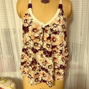 Floral Flowing Tank Top